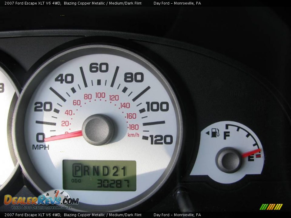 2007 Ford Escape XLT V6 4WD Blazing Copper Metallic / Medium/Dark Flint Photo #15