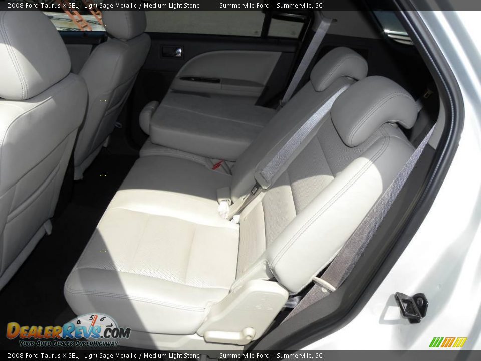 2008 Ford Taurus X SEL Light Sage Metallic / Medium Light Stone Photo #6