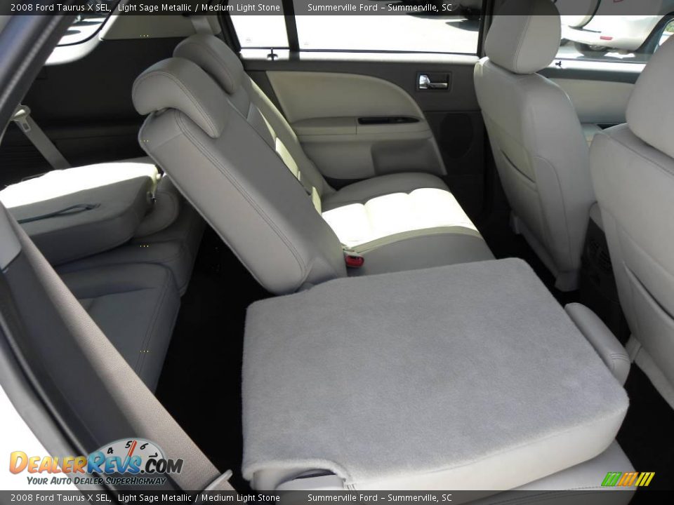 2008 Ford Taurus X SEL Light Sage Metallic / Medium Light Stone Photo #10