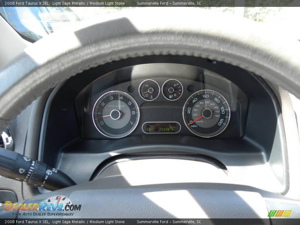 2008 Ford Taurus X SEL Light Sage Metallic / Medium Light Stone Photo #23