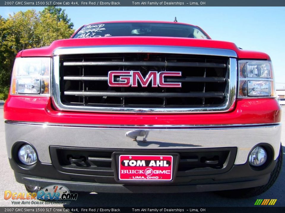 2007 GMC Sierra 1500 SLT Crew Cab 4x4 Fire Red / Ebony Black Photo #3