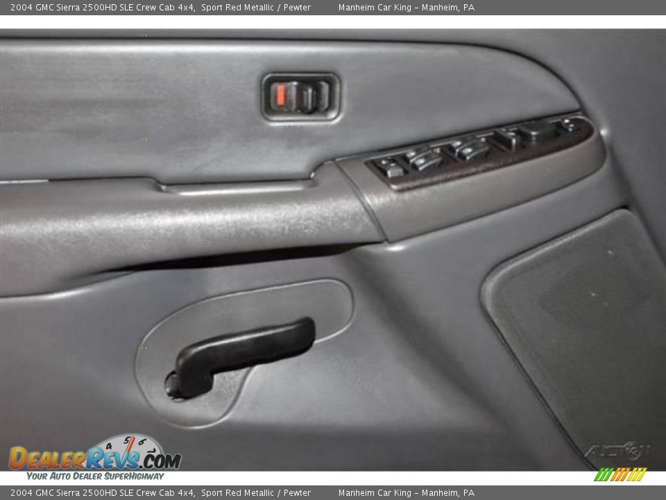 2004 GMC Sierra 2500HD SLE Crew Cab 4x4 Sport Red Metallic / Pewter Photo #13