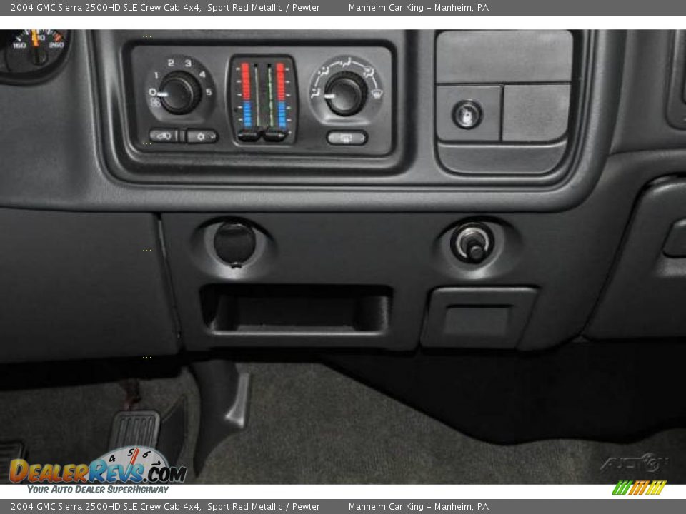 2004 GMC Sierra 2500HD SLE Crew Cab 4x4 Sport Red Metallic / Pewter Photo #14