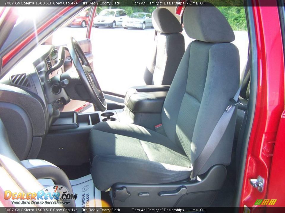 2007 GMC Sierra 1500 SLT Crew Cab 4x4 Fire Red / Ebony Black Photo #9