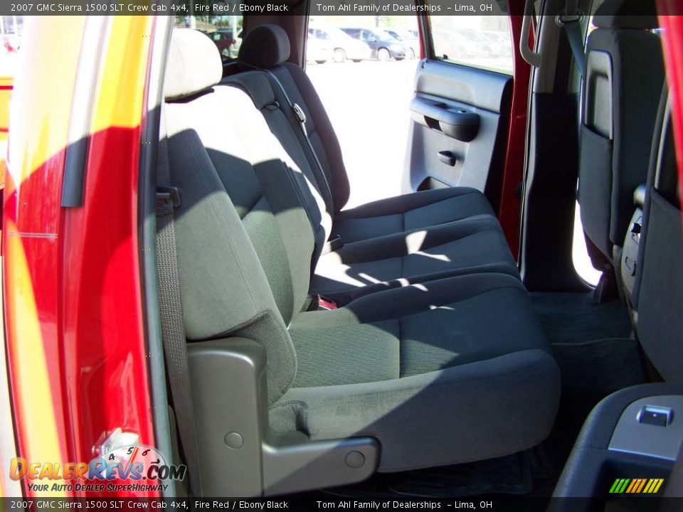 2007 GMC Sierra 1500 SLT Crew Cab 4x4 Fire Red / Ebony Black Photo #11