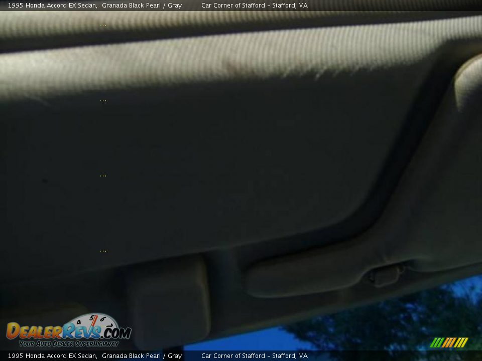 1995 Honda Accord EX Sedan Granada Black Pearl / Gray Photo #36