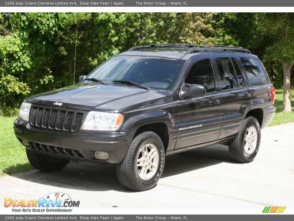 1999 Jeep Grand Cherokee Limited 4x4 Deep Slate Pearl / Agate Photo #1