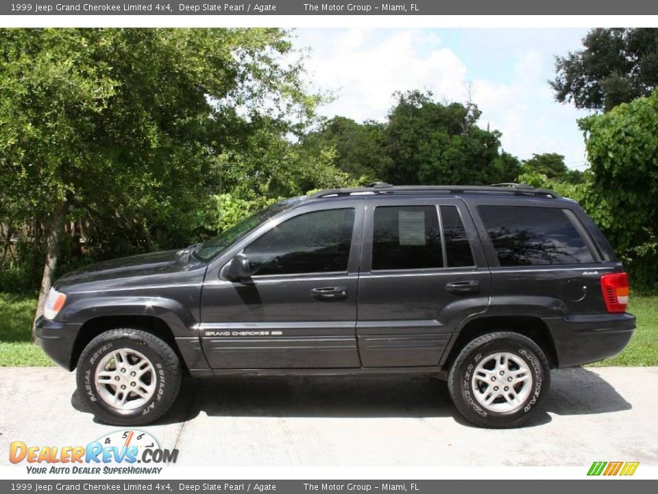 1999 Jeep Grand Cherokee Limited 4x4 Deep Slate Pearl / Agate Photo #5