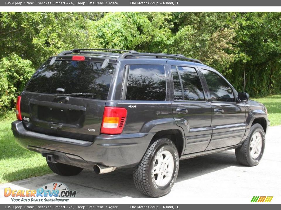 1999 Jeep Grand Cherokee Limited 4x4 Deep Slate Pearl / Agate Photo #12