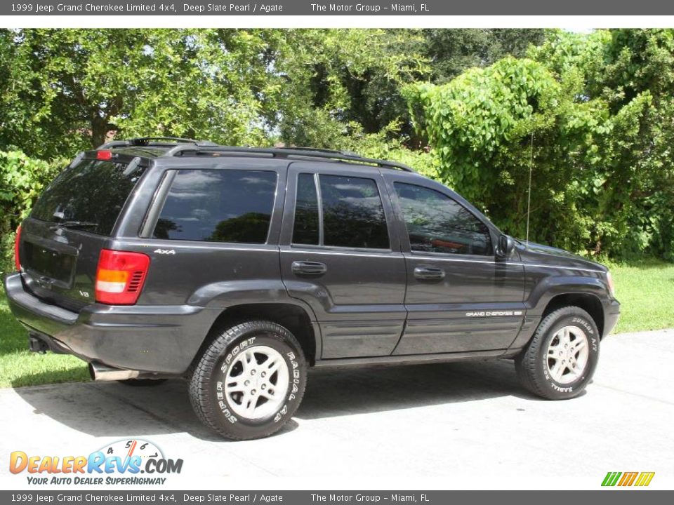 1999 Jeep Grand Cherokee Limited 4x4 Deep Slate Pearl / Agate Photo #13