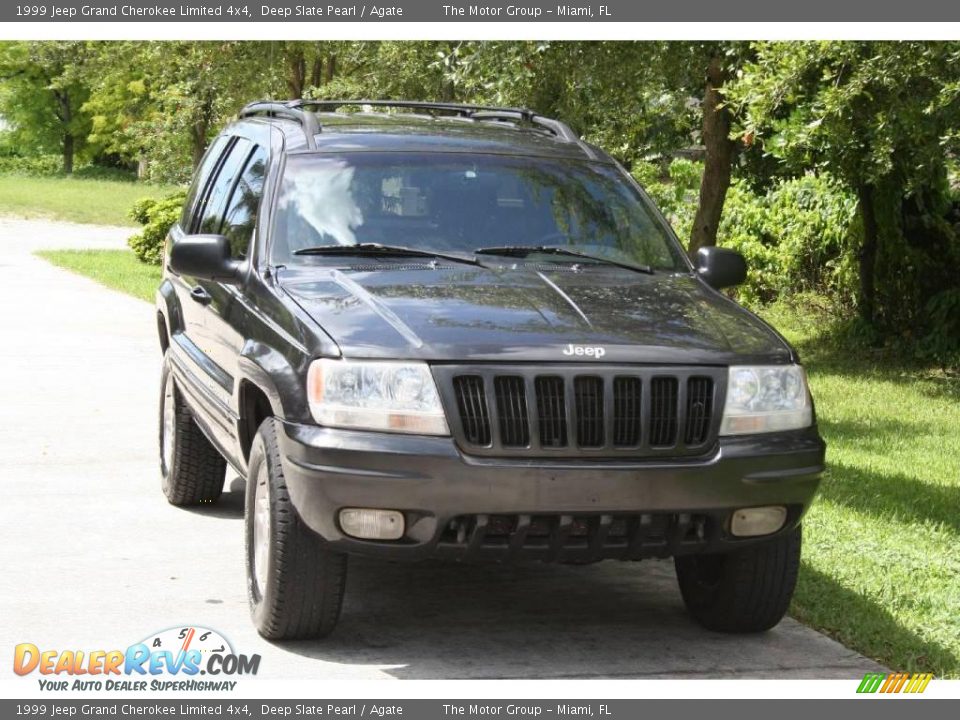 1999 Jeep Grand Cherokee Limited 4x4 Deep Slate Pearl / Agate Photo #18