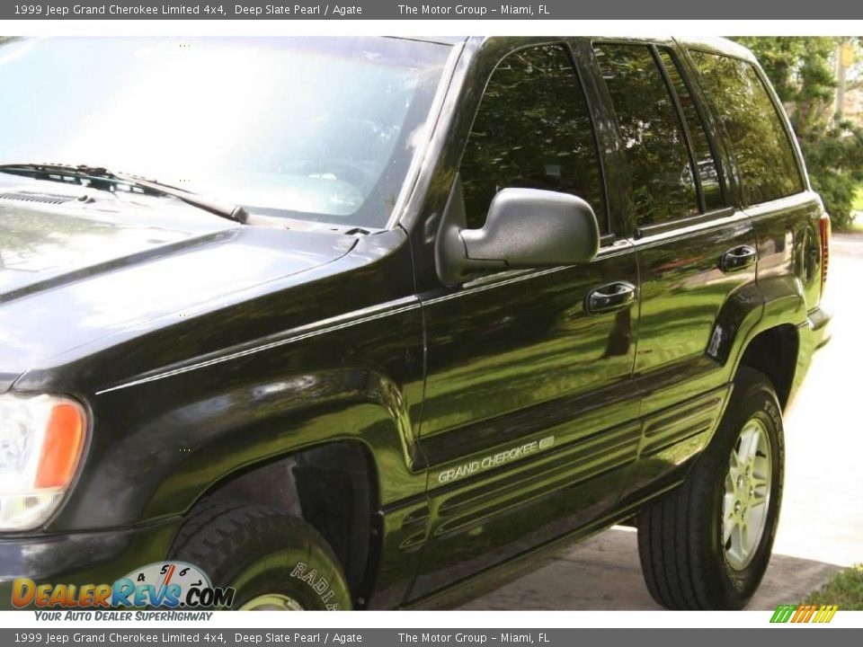 1999 Jeep Grand Cherokee Limited 4x4 Deep Slate Pearl / Agate Photo #19