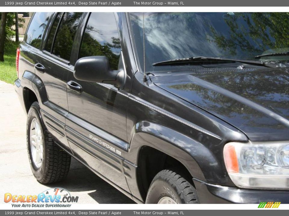 1999 Jeep Grand Cherokee Limited 4x4 Deep Slate Pearl / Agate Photo #20