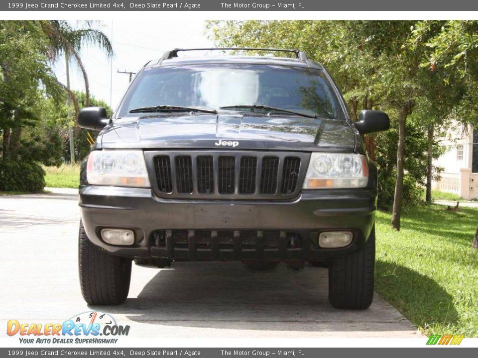 1999 Jeep Grand Cherokee Limited 4x4 Deep Slate Pearl / Agate Photo #21