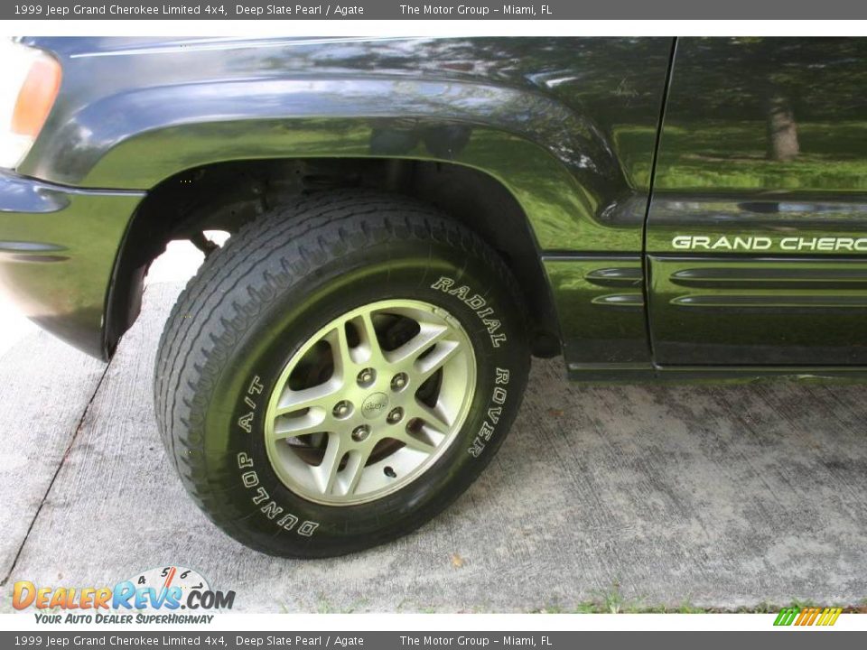 1999 Jeep Grand Cherokee Limited 4x4 Deep Slate Pearl / Agate Photo #25