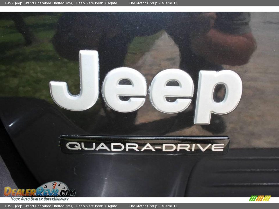 1999 Jeep Grand Cherokee Limited 4x4 Deep Slate Pearl / Agate Photo #29