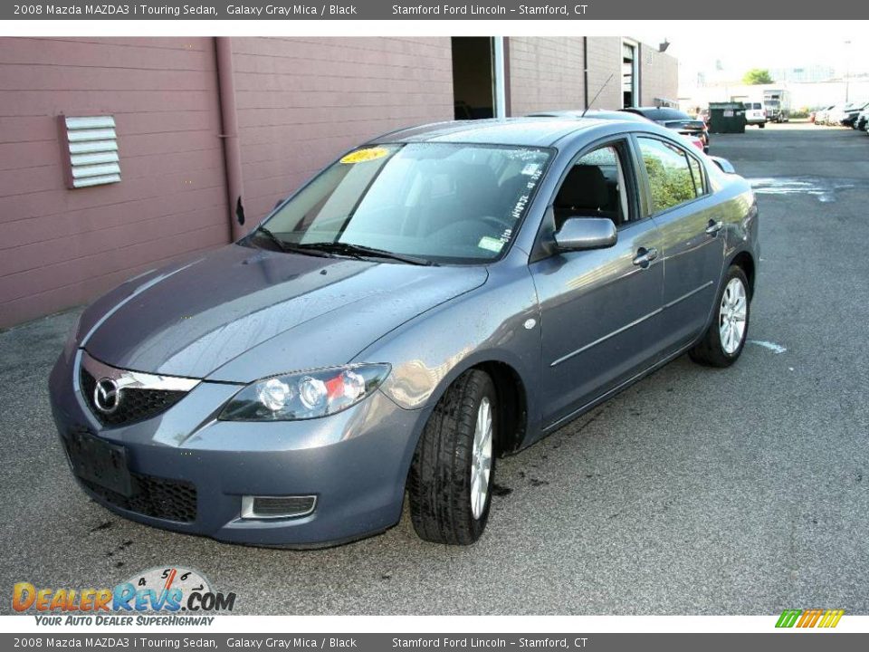 2008 Mazda MAZDA3 i Touring Sedan Galaxy Gray Mica / Black Photo #1