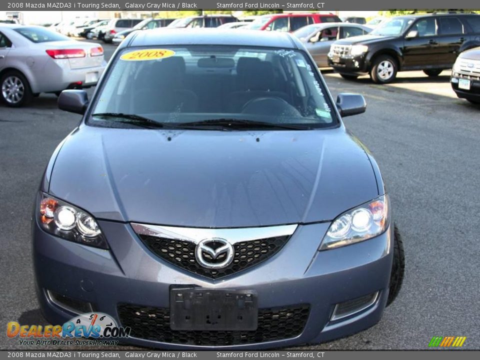2008 Mazda MAZDA3 i Touring Sedan Galaxy Gray Mica / Black Photo #2
