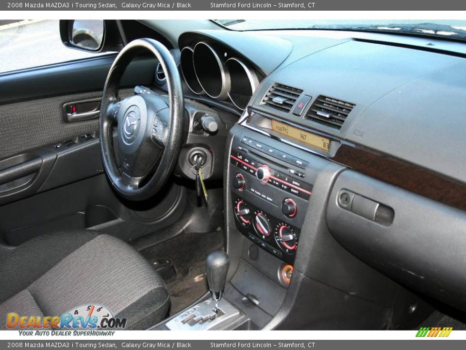 2008 Mazda MAZDA3 i Touring Sedan Galaxy Gray Mica / Black Photo #3