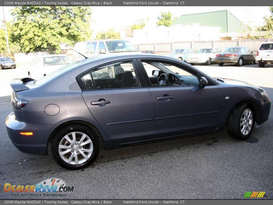 2008 Mazda MAZDA3 i Touring Sedan Galaxy Gray Mica / Black Photo #4