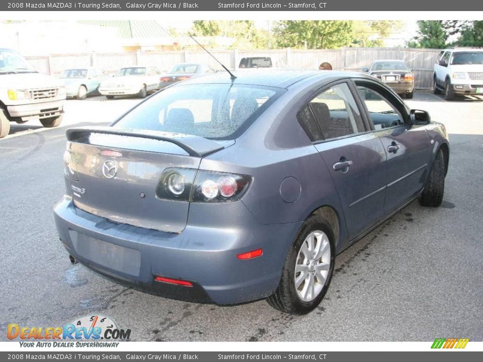 2008 Mazda MAZDA3 i Touring Sedan Galaxy Gray Mica / Black Photo #5