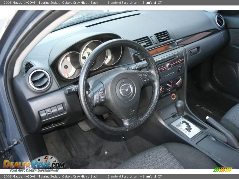 2008 Mazda MAZDA3 i Touring Sedan Galaxy Gray Mica / Black Photo #7