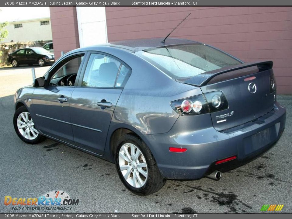 2008 Mazda MAZDA3 i Touring Sedan Galaxy Gray Mica / Black Photo #8