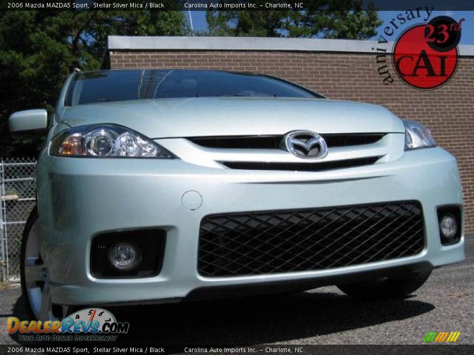 2006 Mazda MAZDA5 Sport Stellar Silver Mica / Black Photo #1