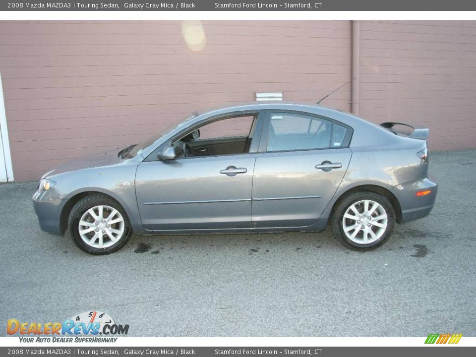2008 Mazda MAZDA3 i Touring Sedan Galaxy Gray Mica / Black Photo #10