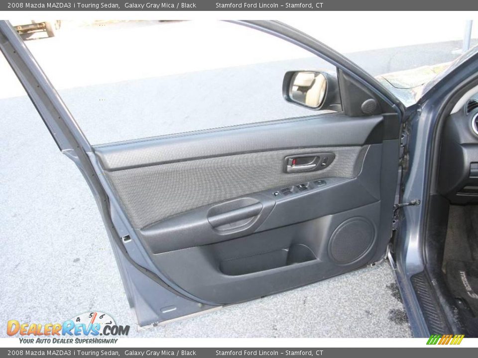 2008 Mazda MAZDA3 i Touring Sedan Galaxy Gray Mica / Black Photo #12