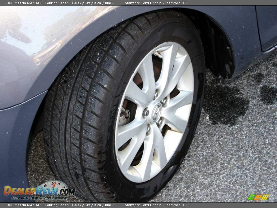 2008 Mazda MAZDA3 i Touring Sedan Galaxy Gray Mica / Black Photo #13
