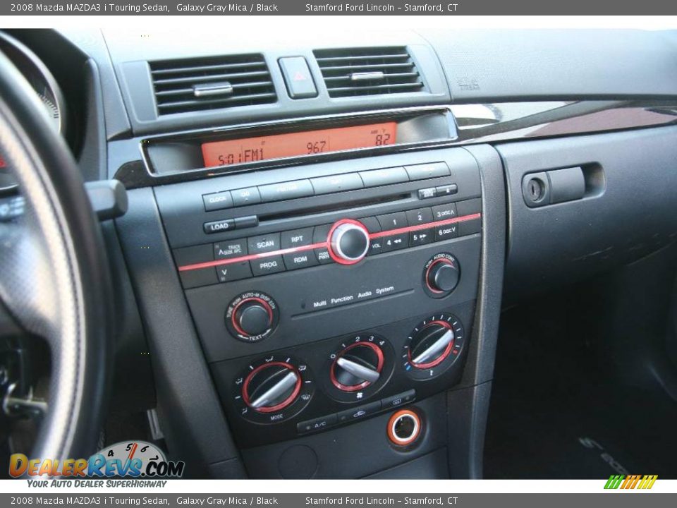 2008 Mazda MAZDA3 i Touring Sedan Galaxy Gray Mica / Black Photo #15