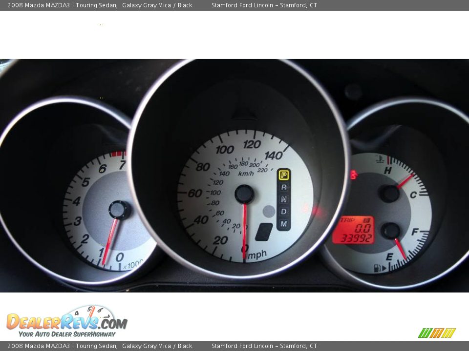 2008 Mazda MAZDA3 i Touring Sedan Galaxy Gray Mica / Black Photo #17