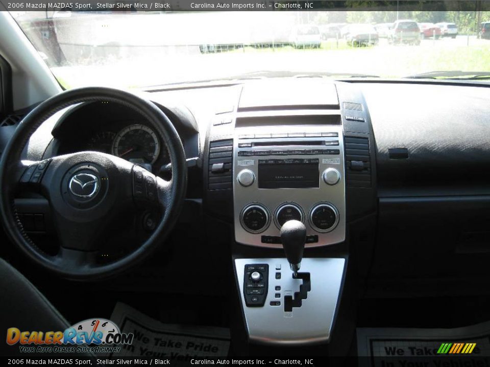 2006 Mazda MAZDA5 Sport Stellar Silver Mica / Black Photo #11