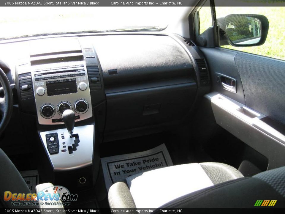 2006 Mazda MAZDA5 Sport Stellar Silver Mica / Black Photo #12