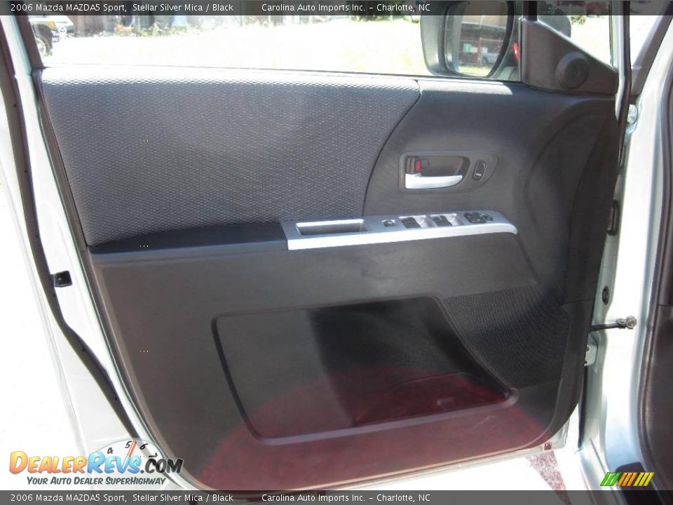 2006 Mazda MAZDA5 Sport Stellar Silver Mica / Black Photo #15