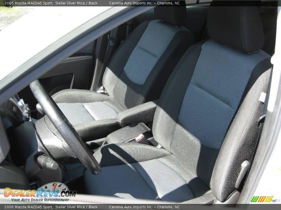 2006 Mazda MAZDA5 Sport Stellar Silver Mica / Black Photo #16