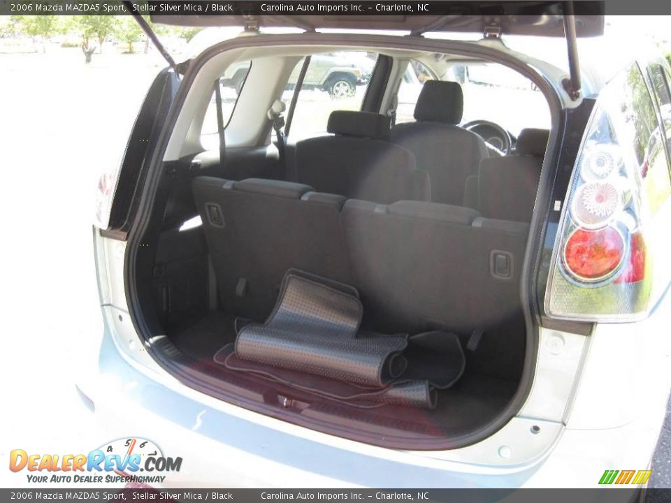 2006 Mazda MAZDA5 Sport Stellar Silver Mica / Black Photo #18