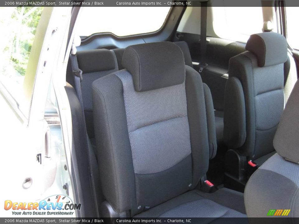 2006 Mazda MAZDA5 Sport Stellar Silver Mica / Black Photo #23