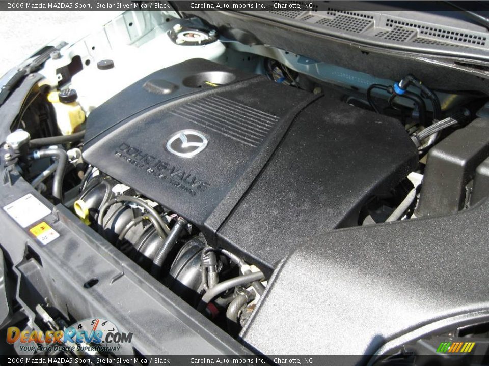 2006 Mazda MAZDA5 Sport Stellar Silver Mica / Black Photo #26