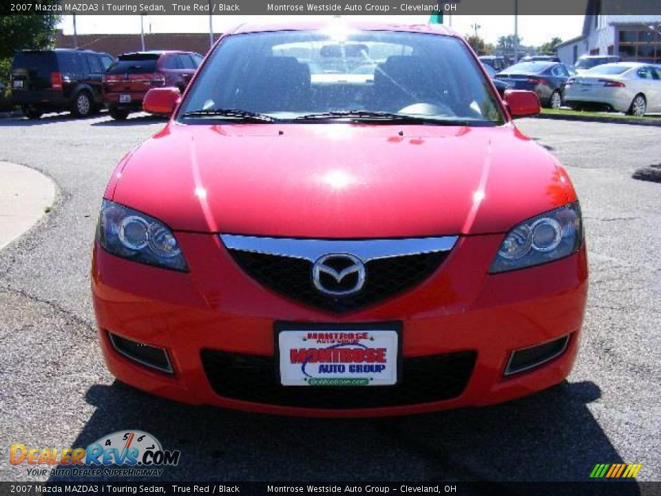 2007 Mazda MAZDA3 i Touring Sedan True Red / Black Photo #8