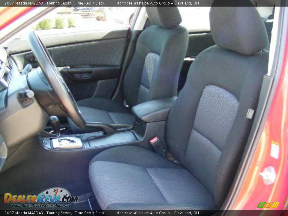 2007 Mazda MAZDA3 i Touring Sedan True Red / Black Photo #9
