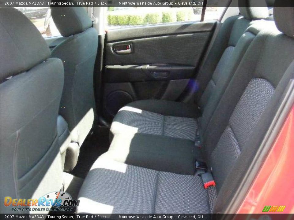 2007 Mazda MAZDA3 i Touring Sedan True Red / Black Photo #11