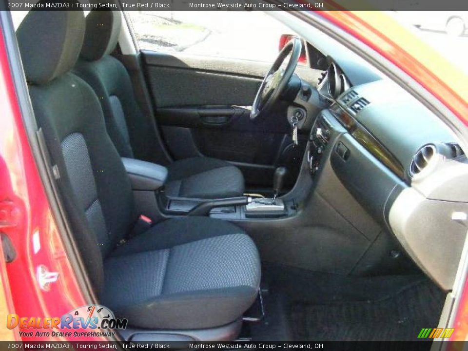 2007 Mazda MAZDA3 i Touring Sedan True Red / Black Photo #13