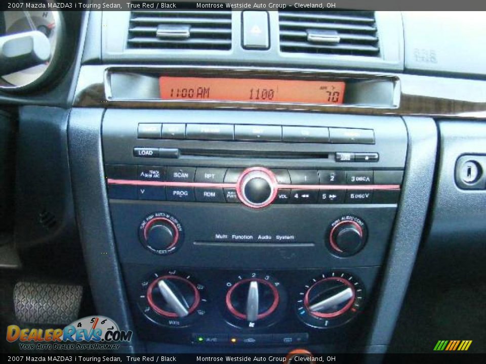 2007 Mazda MAZDA3 i Touring Sedan True Red / Black Photo #19