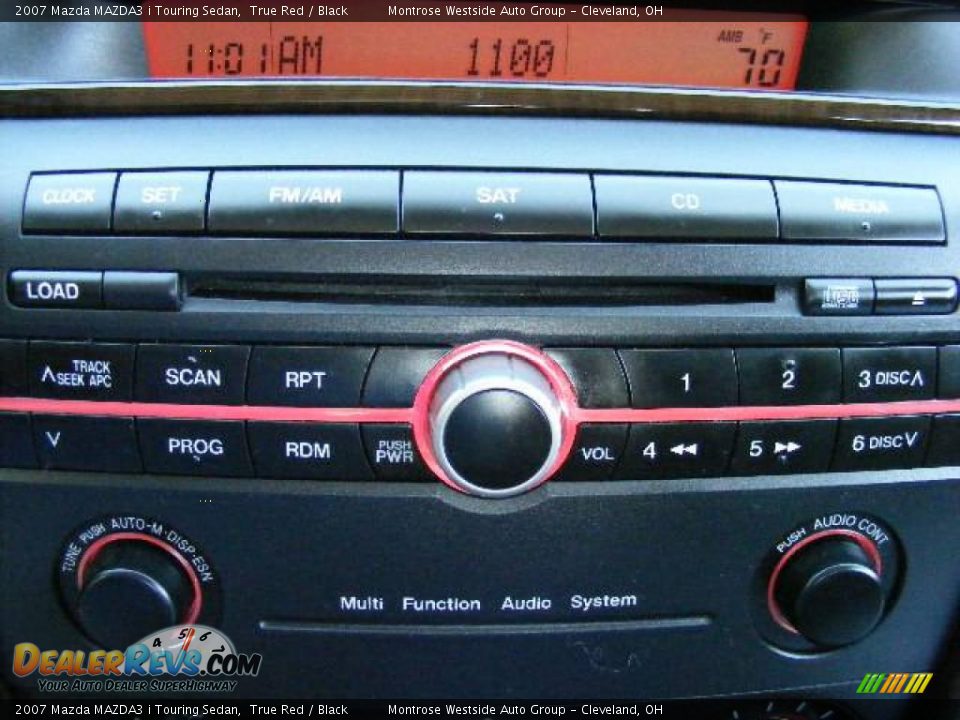 2007 Mazda MAZDA3 i Touring Sedan True Red / Black Photo #21