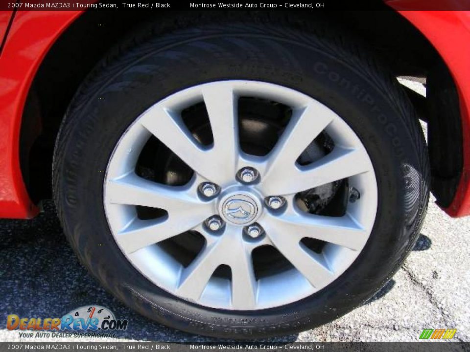 2007 Mazda MAZDA3 i Touring Sedan True Red / Black Photo #27