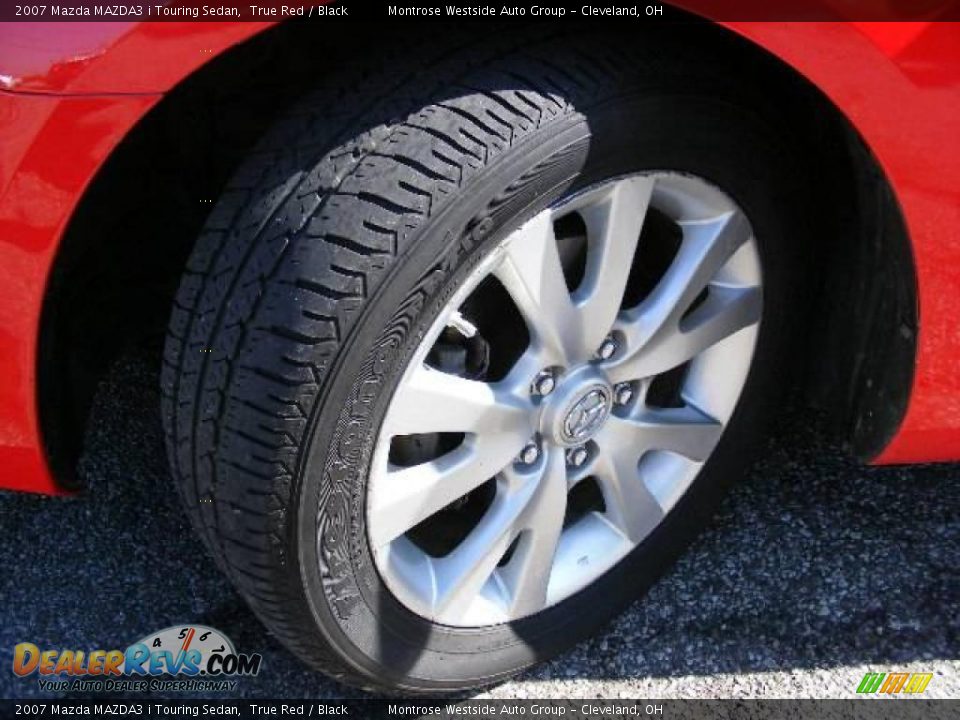 2007 Mazda MAZDA3 i Touring Sedan True Red / Black Photo #28