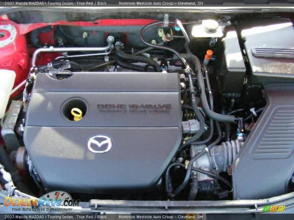 2007 Mazda MAZDA3 i Touring Sedan True Red / Black Photo #29