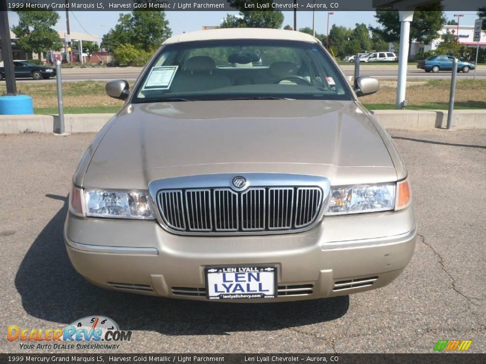 1999 Mercury Grand Marquis LS Harvest Gold Metallic / Light Parchment Photo #2